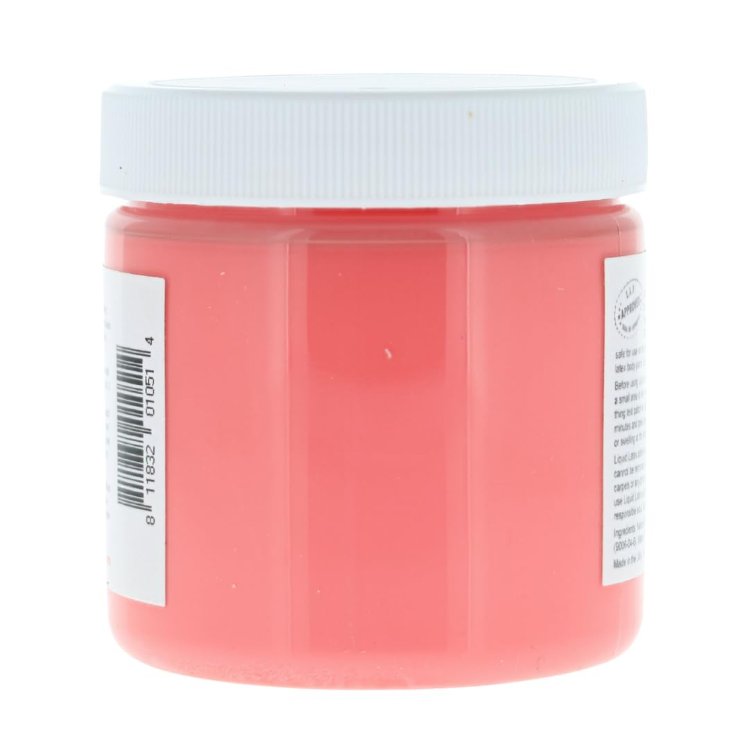 Red 4 Oz - Liquid Latex Body Paint, Ammonia Free No Odor, Easy On and Off, Cosplay Makeup, Creates Professional Monster, Zombie Arts, Devil Make Up