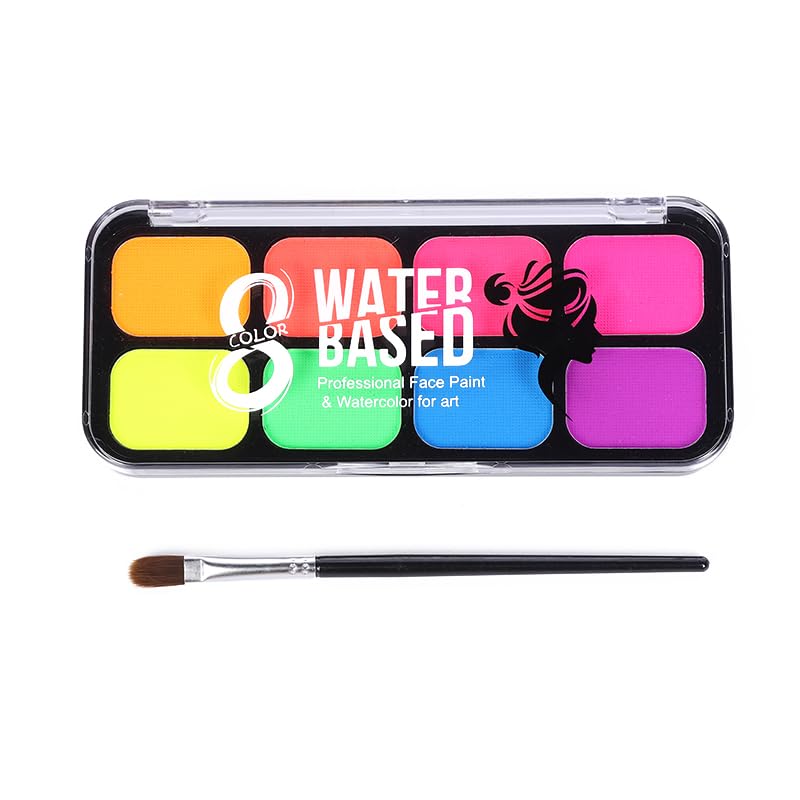 Water based colors painted body and face (WTCOLOR4)