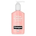 Neutrogena Oil-Free Acne Wash Face Cleanser, Pink Grapefruit 6 oz (5 Pack)