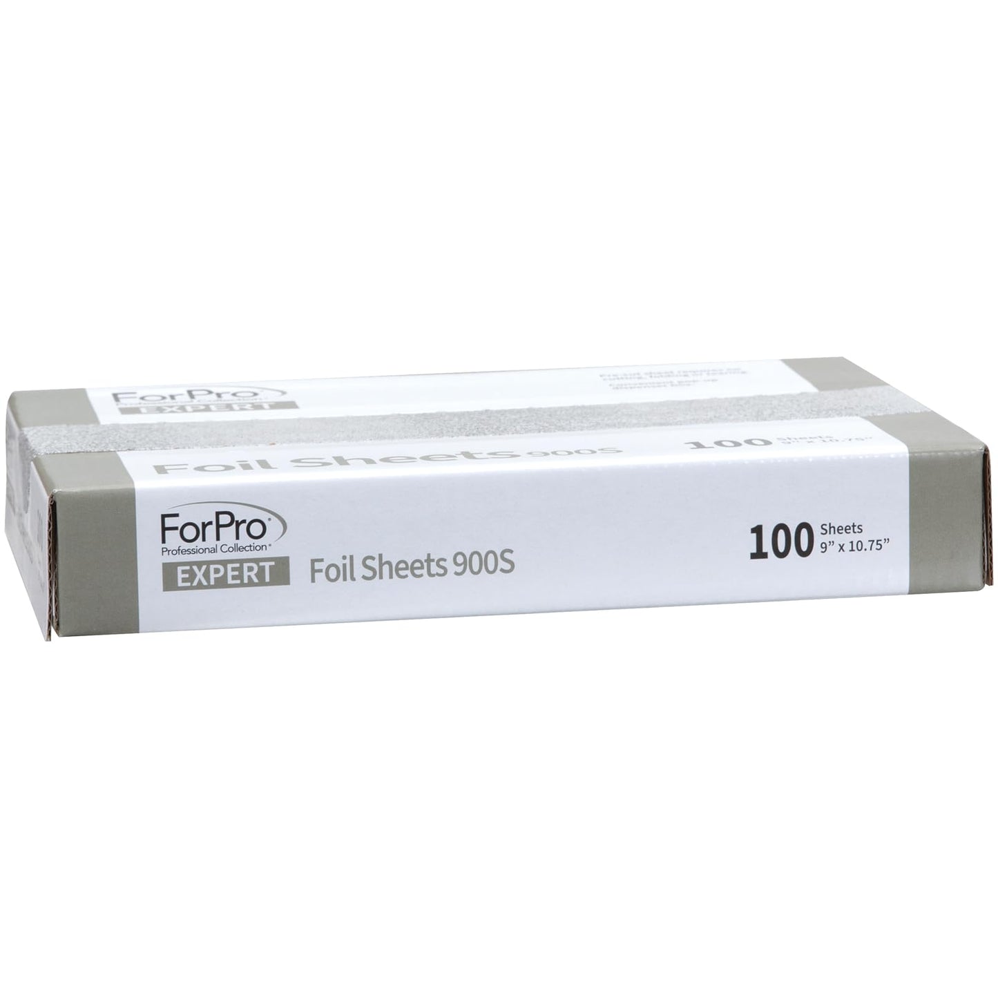 ForPro Expert Embossed Foil Sheets 900S, Aluminum Hair Foils for Color Application and Highlighting Services, Food Safe, Pop-Up Dispenser, 9” W x