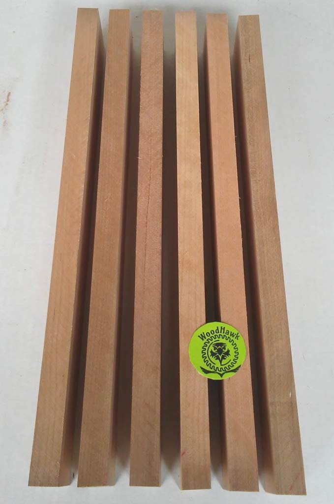 3/4” x 2” x 16” Combo of 6 Walnut 6 Cherry and 6 Hard Maple - 18 Boards