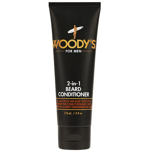 Woody's 2-in-1 Beard Conditioner for Men - Beard Softener for Men, Moisturizes & Conditions Dry Flaky Beards with Botanicals, 4fl oz