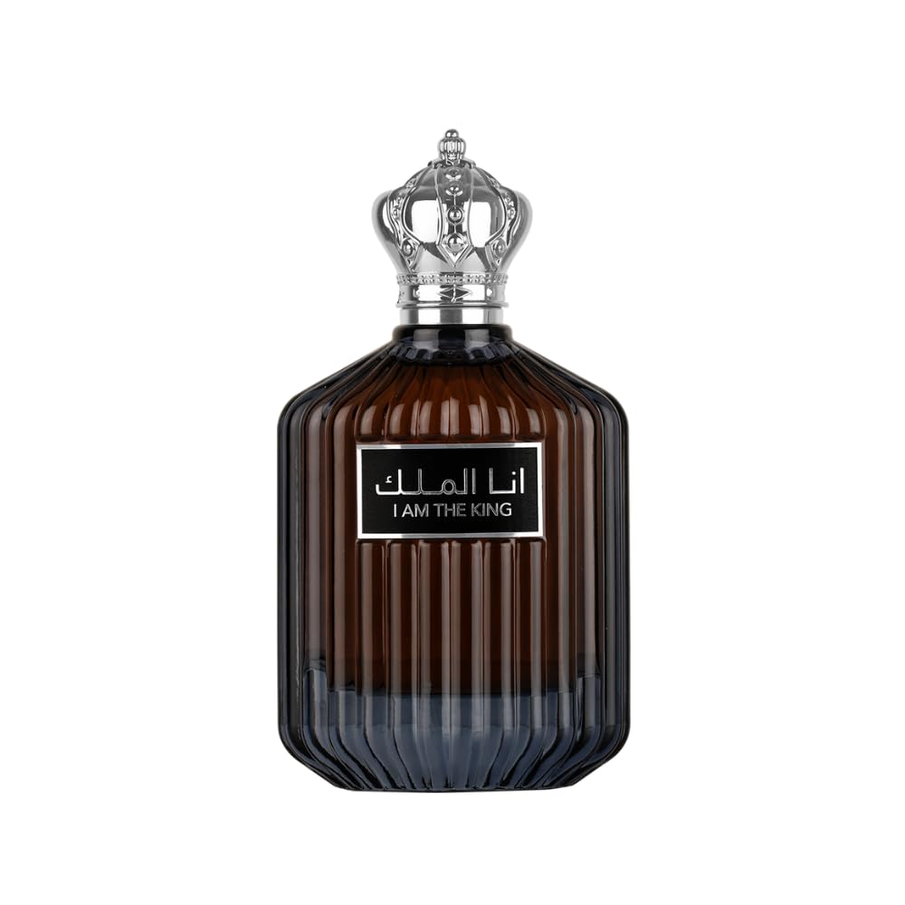 Ard Al Zaafaran I Am The King - Fresh, Spicy, Woody, Aromatic - Eau de Parfum Spray Long Lasting Fragrance for Men, 3.4 Ounce / 100ml