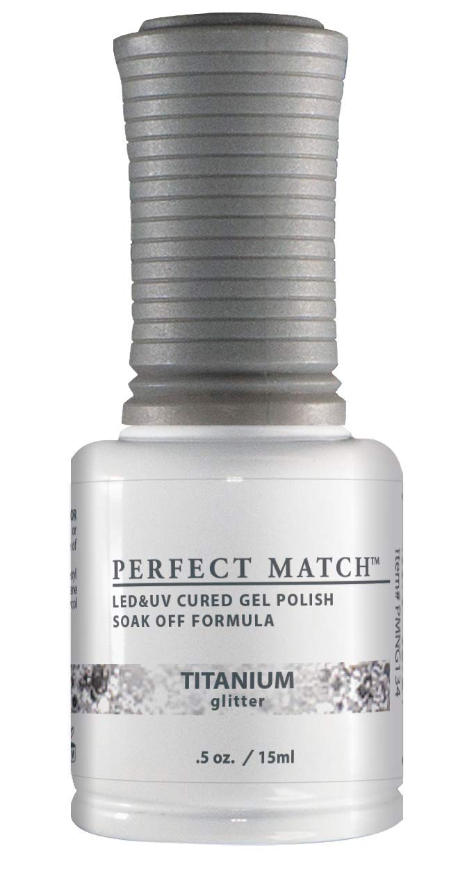 LeChat Perfect Match Gel Polish, Titanium, 0.5 Fl Oz (PMS134) Beauty & Personal Care LECHAT