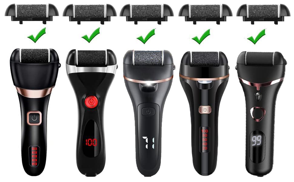3 Coarse Replacement Roller Head for Model IW-9043 IW-9046 Electric Callus Remover Foot File Pedicure Tools for Feet Callus Shaver Pedicure kit