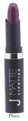 J MATTE Lipstick Ultra Matte Super Rich Smooth Hydrating Treatment Long Lasting Waterproof 36 Colors to choose from (Plum)