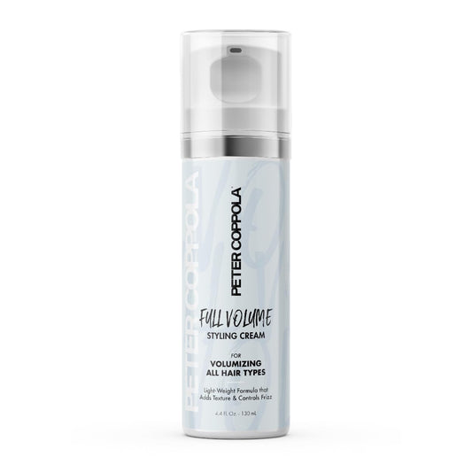 Peter Coppola Full Volume Styling Cream - Volumizing Lightweight Blow Dry Cream for Thickening, Adding Volume and Styling for All Hair Types (4.4 Fl