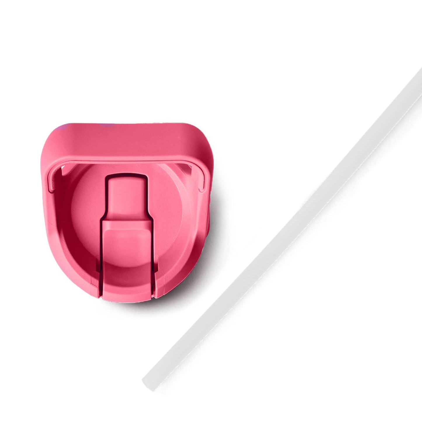 YETI Rambler Jr. 12 oz Kids Bottle, with Straw Cap, Tropical Pink