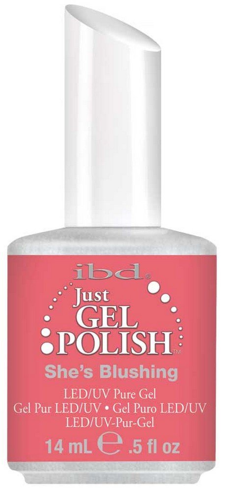 IBD Just Gel SHE'S BLUSHING Soak Off Pink Nail Polish UV Manicure .5 oz Salon Beauty & Personal Care IBD