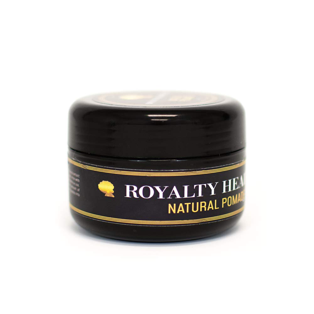 Royalty Headwear Natural Wave Pomade - Silky & Moisturized Hair, Strong Hold, Easy Wash - Men’s Grooming Supplies, Natural Ingredients (3.5oz)
