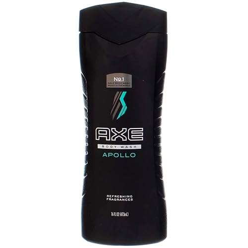 AXE Refreshing Shower Gel, Apollo - 16 Oz, (Pack of 8)