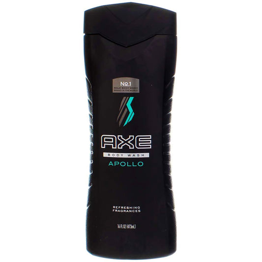 AXE Refreshing Shower Gel, Apollo - 16 Oz, (Pack of 8)