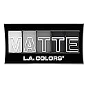 L.A. COLORS 5 Color Matte Eyeshadow Palette, Black Lace CEM475