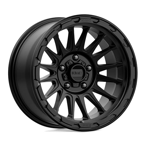 KMC Wheels KM54279050712N Impact KM542 17X9 5X5.0 S-BLK -12MM