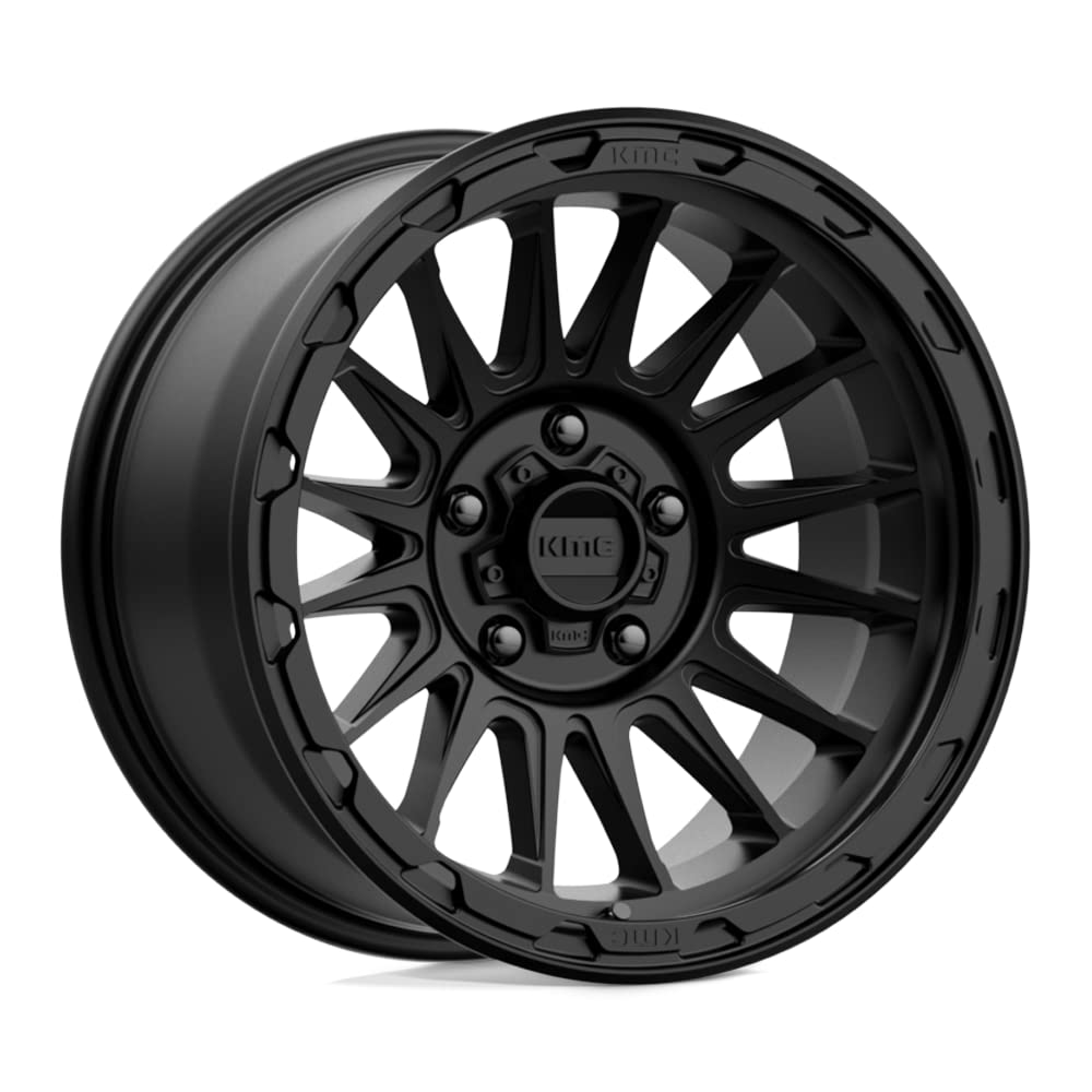 KMC Wheels KM54279050712N Impact KM542 17X9 5X5.0 S-BLK -12MM