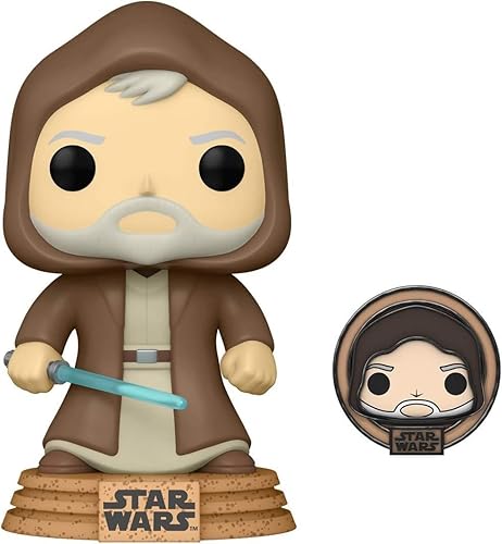Funko Pop Star Wars: Across The Galaxy - OBI-Wan Kenobi with Enamel Pin - Amazon Exclusive - Collectable Vinyl Figure - Gift Idea - Official…