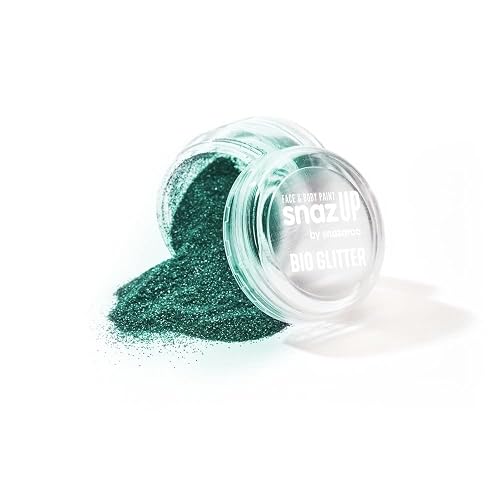 Snazaroo Fine Bio Glitter, 5g (.17-oz) Tub, Turquoise