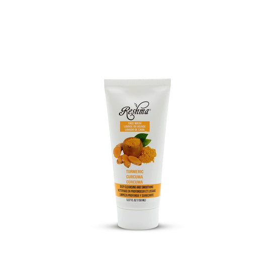 Reshma Beauty Turmeric Face Wash Cleanser for All Skin Types & Dull Skin Gentle for Acne Prone Skin For Dark Spots and Anti-Aging Removes Make Up
