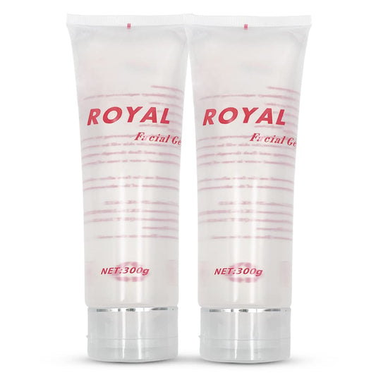 Liflad Radio Frequency Gel for RF Machine - Cooling Gel for Laser Hair Removal - Massage Therapy Cream for Women& Men - Royal Facial Gel Clear (Pack
