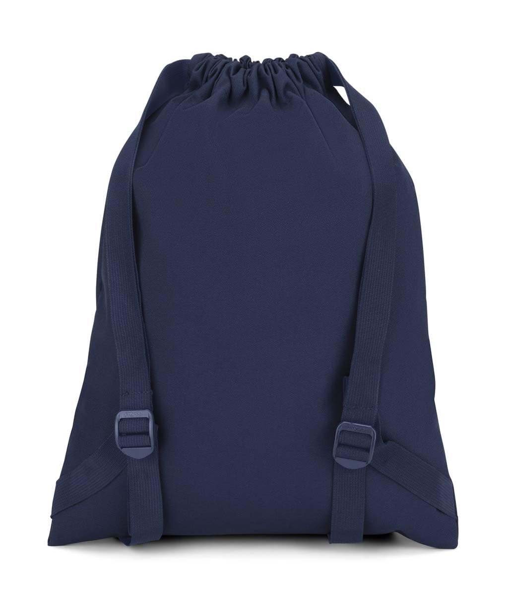 JanSport Unisex's Drawsack Small Backpack, Navy, Navy, 45 x 33.5 cm