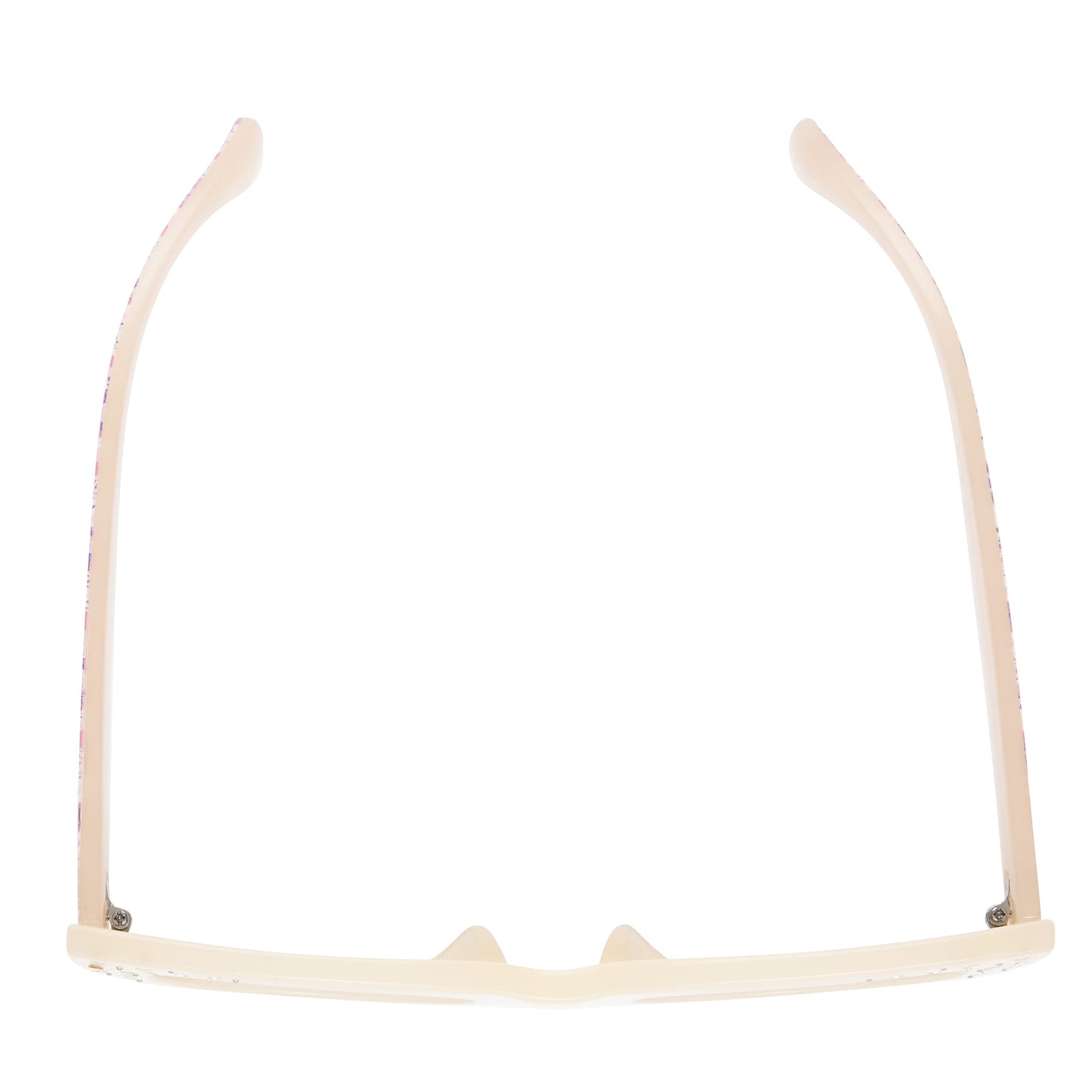 Betsey Johnson Pin Up Ladies Sunglasses, Nude/Snakeskin, 52mm