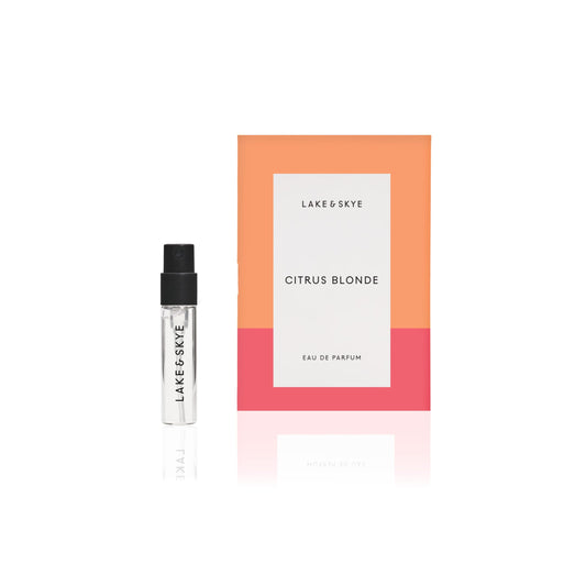 Lake & Skye Citrus Blonde 2mL Eau de Parfum Sample - Bergamont, Cedarwood, Floral, Fruity, Vegan, Paraben-Free, Cruelty-Free Beauty & Personal Care Lake & Skye