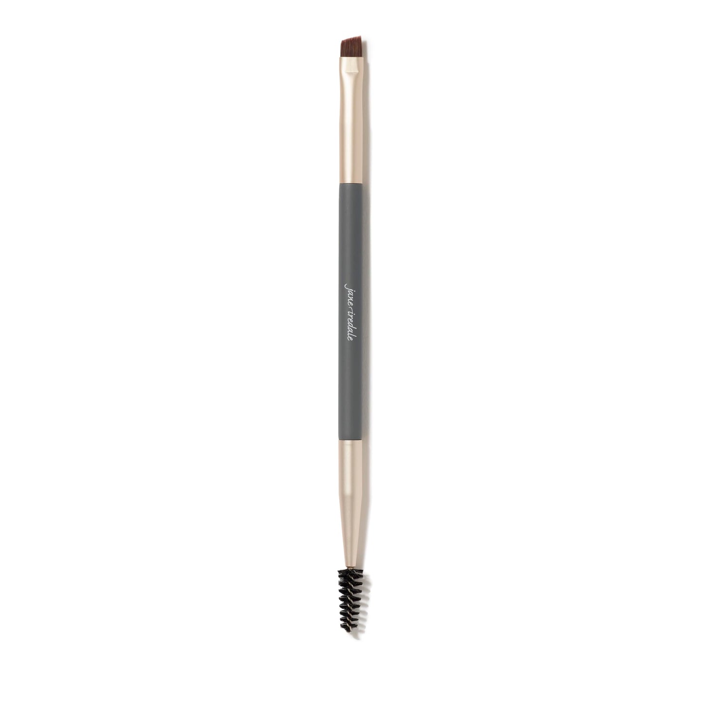 jane iredale Pro Series Eye & Brow Brush, Ultra-Small, Dual-Ended Cosmetic Brush & Spoolie Grooms and Seamlessly Applies Makeup, Vegan, Cruelty Free