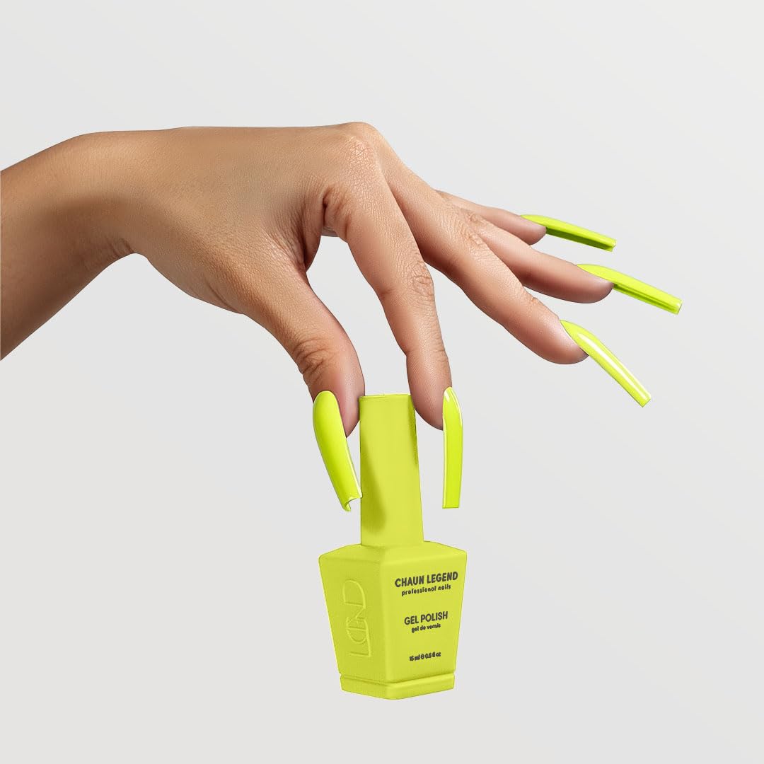 Chaun Legend UV Gel Nail Polish, 0.5 Ounce Long Lasting Salon Quality, Bubble Free Professional Manicures, Quick Dry, High Shine, Caution Tape LG5057 Beauty & Personal Care Chaun Legend Professional Nails