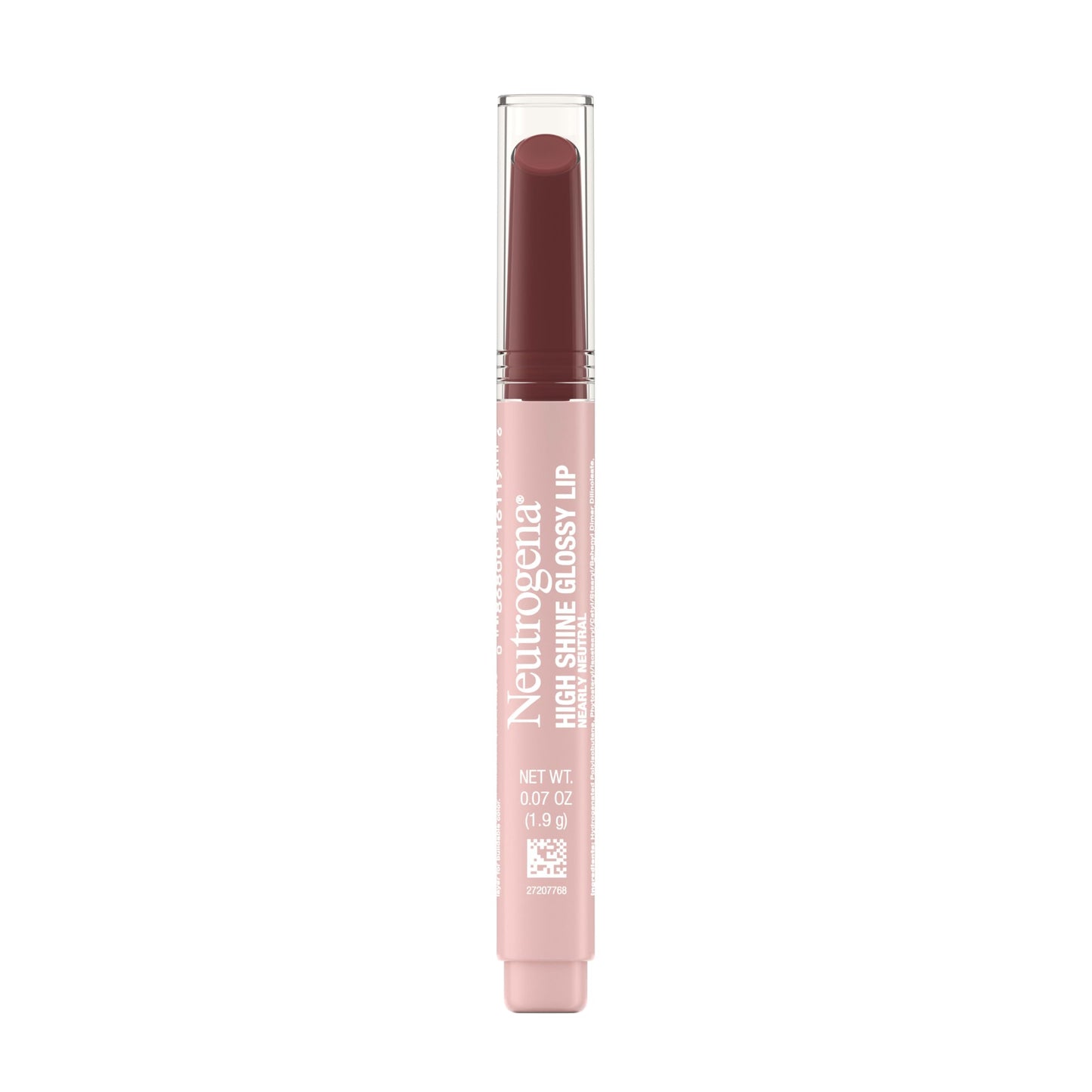High Shine Glossy Lip, Nourishing Lip Gloss with Maracuja Oil, Antioxidant Vitamin E & Vitamins, Non-Retractable, Buildable Pigmented Color, Nearly