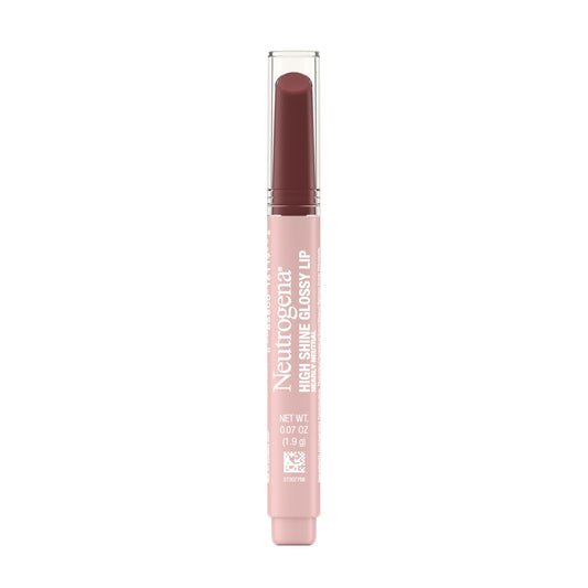 High Shine Glossy Lip, Nourishing Lip Gloss with Maracuja Oil, Antioxidant Vitamin E & Vitamins, Non-Retractable, Buildable Pigmented Color, Nearly