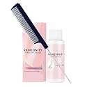 Shinefinity Zero Lift Glaze 07/75 Medium Blonde Brown Mahogany Demi-Permanent Hair Color 2oz + Shinefinity Activator 2oz + M Hair Designs Tail Comb Beauty & Personal Care M Hair Designs