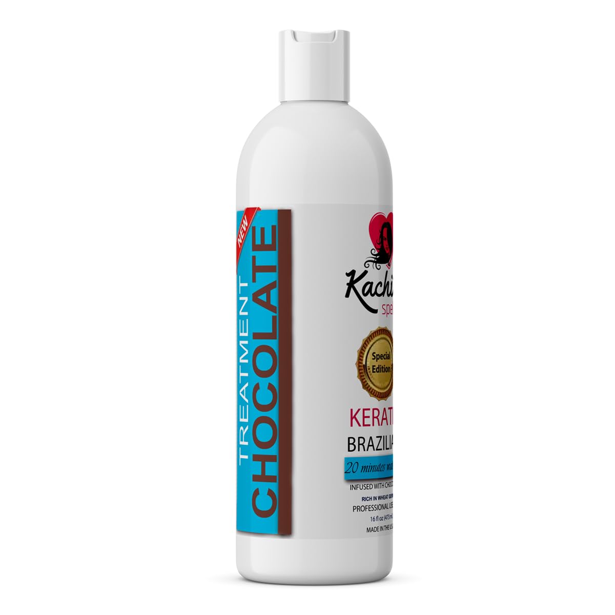 New Brazilian Keratin Hair Treatment Kachita Spell Straighten and Smooth Hair + Maintenance Shampoo Conditioner