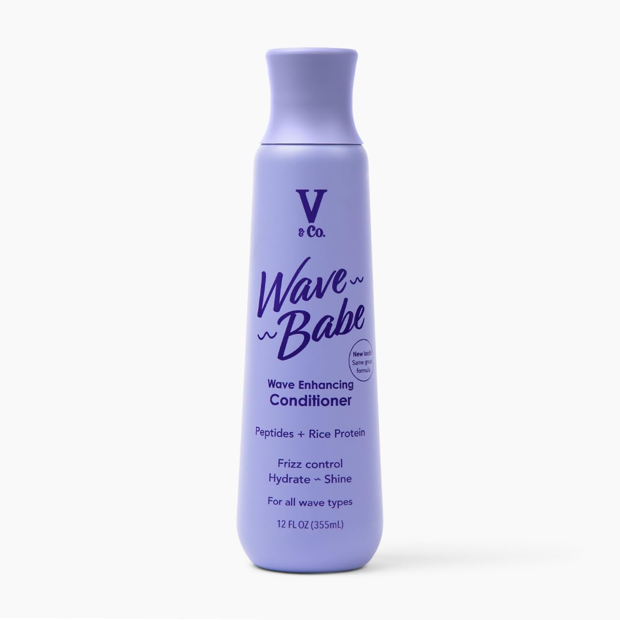 V&Co. Wave Babe Wavy Hair Conditioner - Sulfate Free & Paraben Free Moisturizing Hair Care with Rice Protein & Peptides for Hydration, Frizz Control Beauty and Personal Care V&CO Default Title