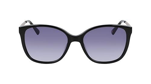 Anne Klein Women's Sunglasses AK7079 - Black with Grey Gradient Lens