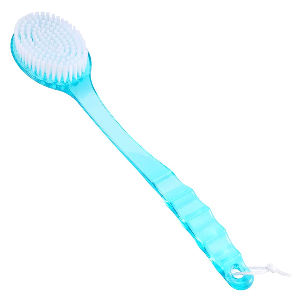 Ergonomics Long Handle Shower Brush, Exfoliating Back Scrubber with Stiff and Soft for Wet or Dry Brushing, Body Brush for Deep Cleansing and Massage Beauty and Personal Care GLOGLOW