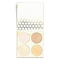 Beauty Bakerie Highlighter Makeup Palette for Women, Blendable Highly Pigment Contour Palette for Natural Glow, Powder Makeup for Face & Cheek, 4