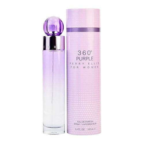 360 Purple W 3.4 Oz EDP + 4.0 Oz Mist + 3.0 Oz S/Gel + Mini