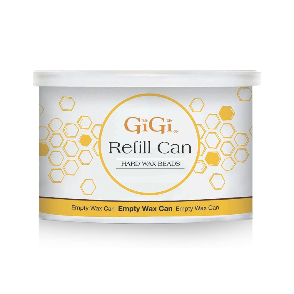 GiGi Hard Wax Beads for Hair Removal, Empty Wax Refill Can for Hard Wax Beads - Professional Wax Warmer Compatible, Reusable & Heat-Resistant Beauty and Personal Care GIGI Default Title