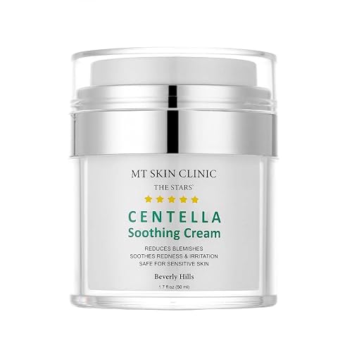 MT Skin Clinic Day Cream Moisturizer for Face Hydration Skincare for Sensitive Skin Acne Treatment and Redness Reducing Moisturizing Facial Cream