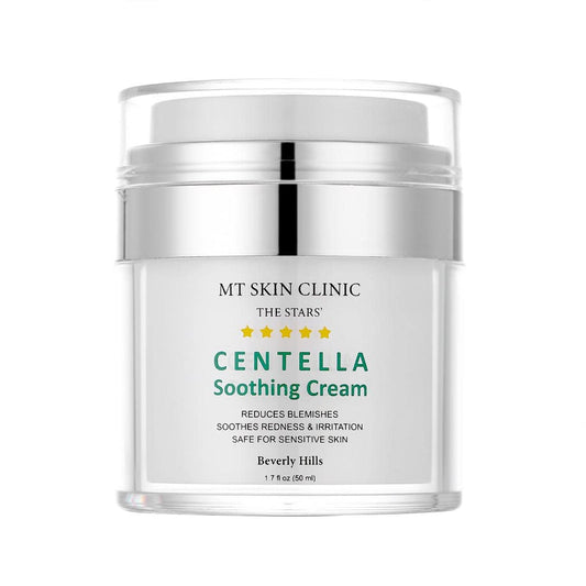 MT Skin Clinic Day Cream Moisturizer for Face Hydration Skincare for Sensitive Skin Acne Treatment and Redness Reducing Moisturizing Facial Cream