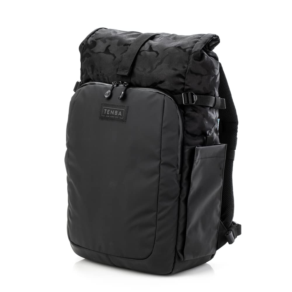 Tenba Fulton v2 14L All Weather Backpack for Mirrorless and DSLR cameras and lenses - Black/Black Camo (637-735)