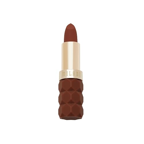 Milani Color Fetish Matte Lipstick, Hydrating Velvet Finish, Full Coverage Long Lasting, Moisturizing Cream Lip Color with Hyaluronic Acid, 0.14 oz,