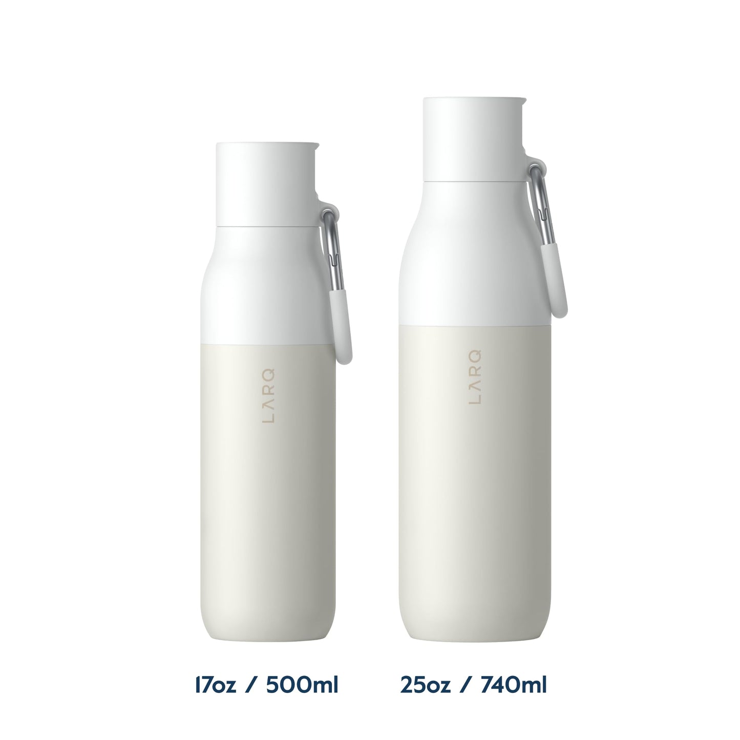 LARQ Flip Top 25 oz Insulated Stainless Steel Water Bottle With Straw | Thermos, BPA Free | Reusable Bottle for Sports, Gym, Travel | Keeps Drinks