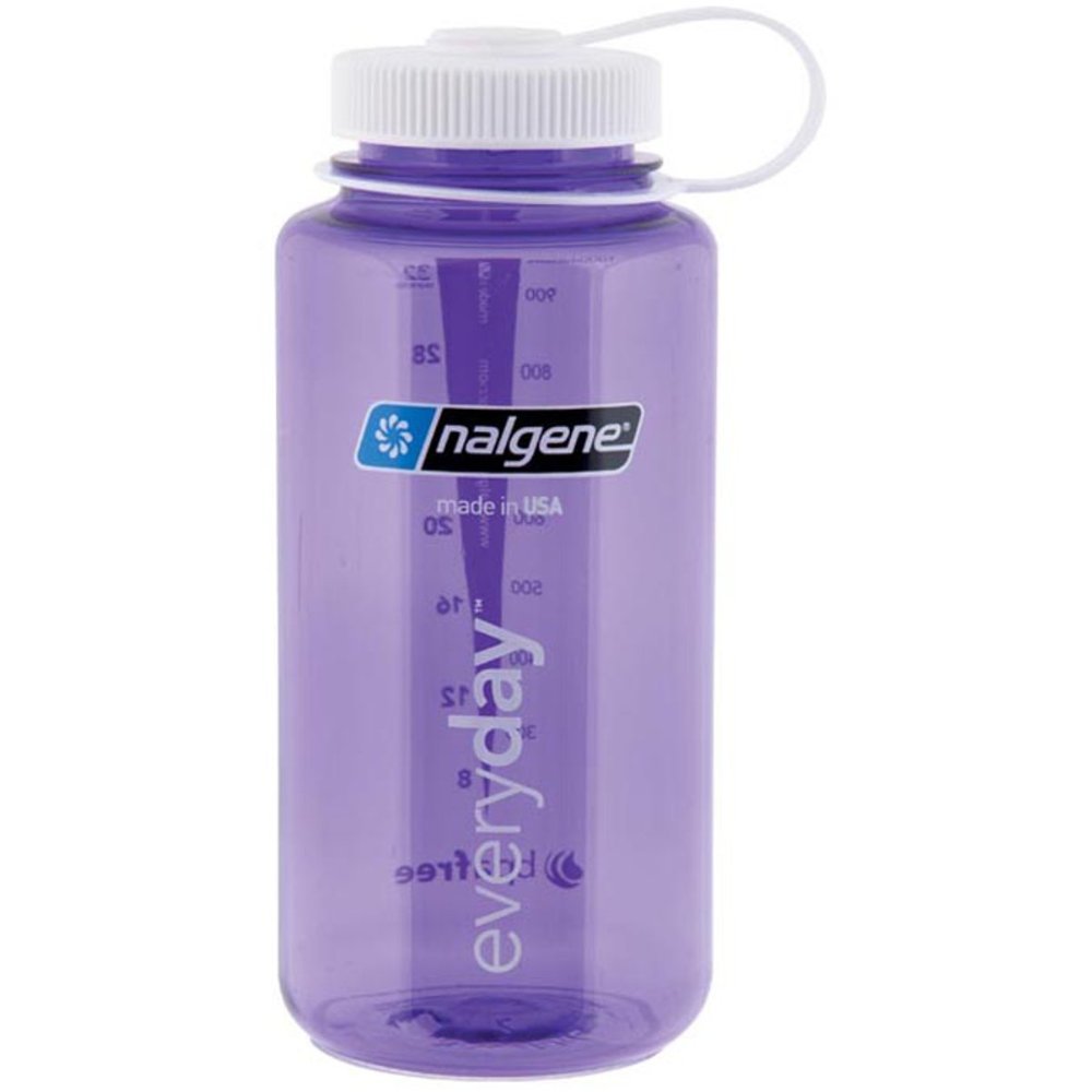 Nalgene Wide Mouth Bottle - 32 oz., Purple w/ Black Cap