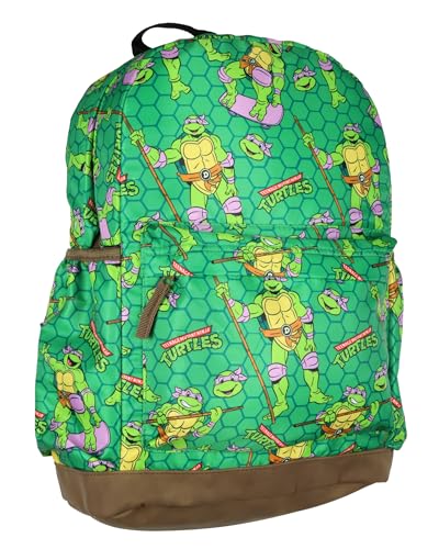 TMNT Backpack Nickelodeon Teenage Mutant Ninja Turtles Mayhem Character Kids School Bookbag Donatello