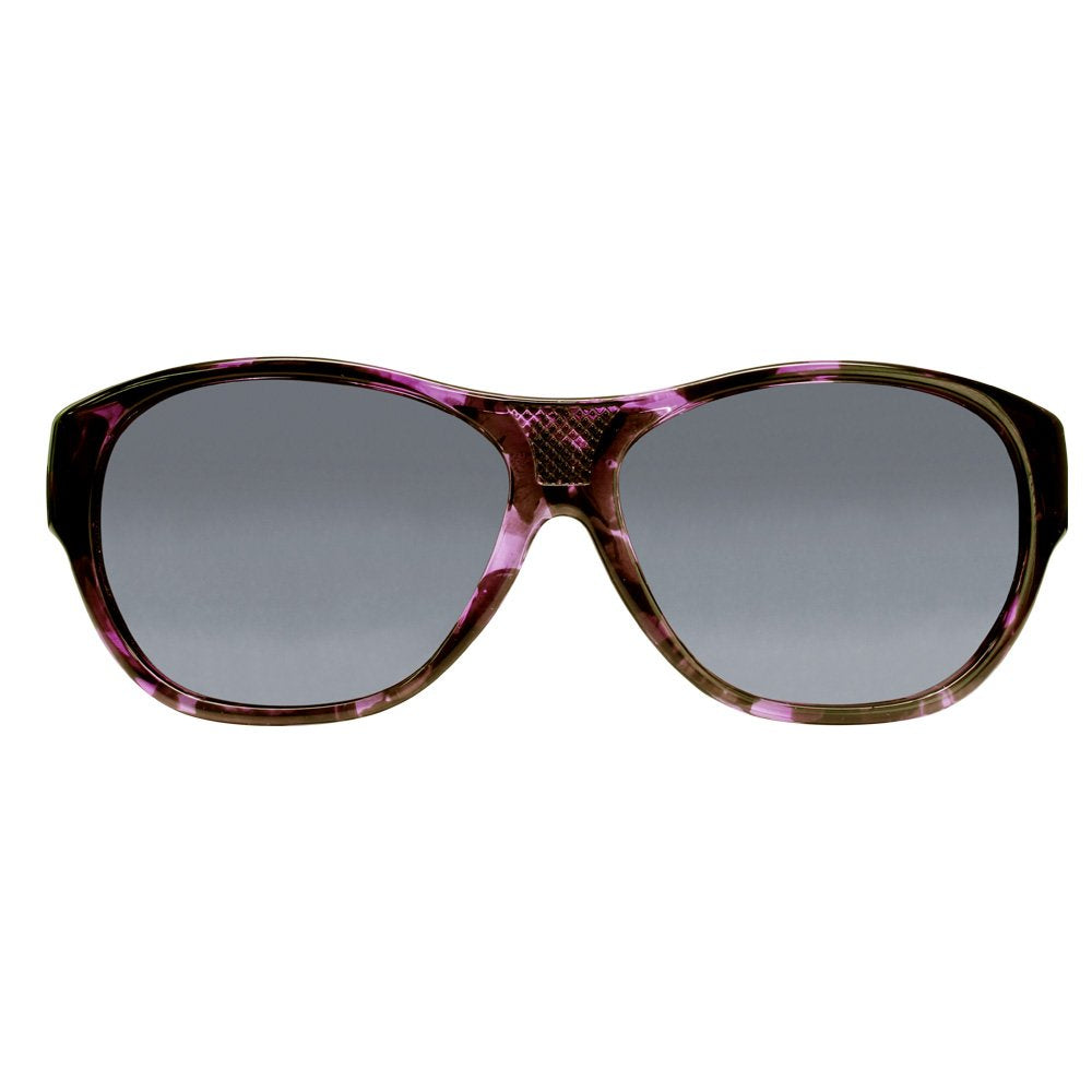 Jonathan Paul Allure Polarized Fitover Sunglasses in Grape Demi with Grey Lenses