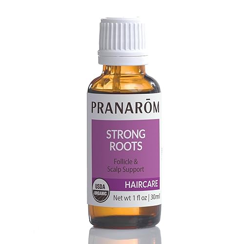 PRANAROM - Hair Strengthening & Scalp Support Oil (30ml) - 100% Pure Organic Essential Oil | USDA & ECOCERT Certified