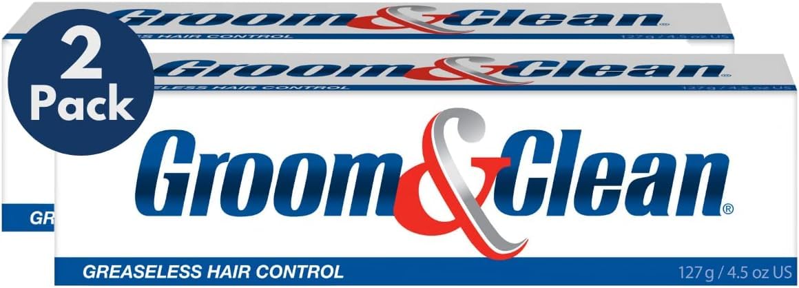 Groom & Clean Greaseless Hair Control 4.50 oz (Pack of 2)