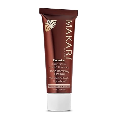 MAKARI Exclusive Active Intense Tone Boosting Face Cream (1.7 oz) | Skin-Brightening Facial Cream | Moisturizes and Softens | Smoothens Fine Lines