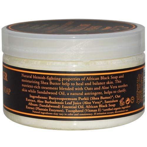 Shea Butter Infused with African Black Soap Extract by Nubian Heritage for Unisex - 4 oz Lotion
